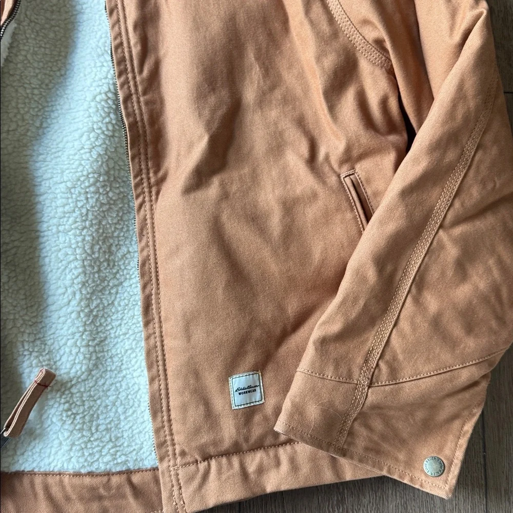 EDDIE BAUER Multi Pocket Berber Lined Jacket